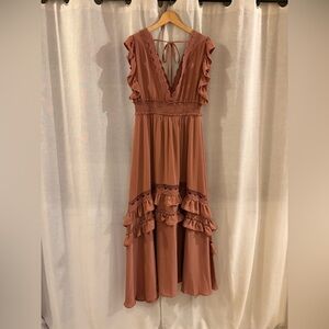 Baltic Born Jasmin Ruffle Maxi Dress